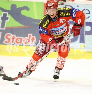 Erste Bank Eishockey Bundesliga. KAC gegen Vienna Capitals. Chad Hinz (KAC). Klagenfurt, am 19.10.2007.
Foto: Kuess
---
pressefotos, pressefotografie, kuess, qs, qspictures, sport, bild, bilder, bilddatenbank