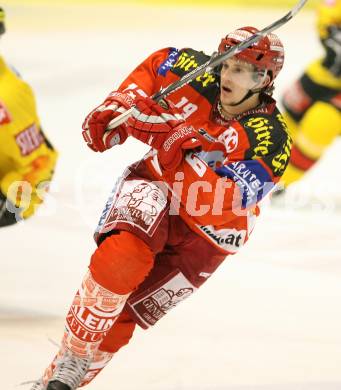 Erste Bank Eishockey Bundesliga. KAC gegen Vienna Capitals. Christian Ban (KAC). Klagenfurt, am 19.10.2007.
Foto: Kuess
---
pressefotos, pressefotografie, kuess, qs, qspictures, sport, bild, bilder, bilddatenbank