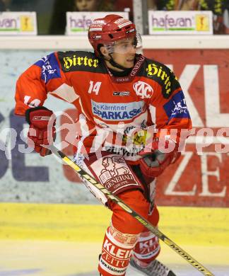 Erste Bank Eishockey Bundesliga. KAC gegen Vienna Capitals. Johannes Reichel (KAC). Klagenfurt, am 19.10.2007.
Foto: Kuess
---
pressefotos, pressefotografie, kuess, qs, qspictures, sport, bild, bilder, bilddatenbank