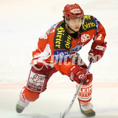 Erste Bank Eishockey Bundesliga. KAC gegen Vienna Capitals. Benjamin Thomson (KAC). Klagenfurt, am 19.10.2007.
Foto: Kuess
---
pressefotos, pressefotografie, kuess, qs, qspictures, sport, bild, bilder, bilddatenbank