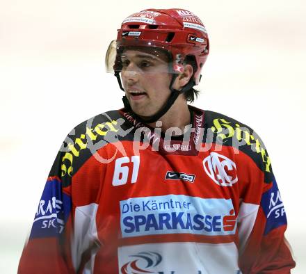 Erste Bank Eishockey Bundesliga. KAC gegen Vienna Capitals. Christoph Harand (KAC). Klagenfurt, am 19.10.2007.
Foto: Kuess
---
pressefotos, pressefotografie, kuess, qs, qspictures, sport, bild, bilder, bilddatenbank