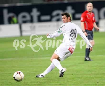 Fussball Bundesliga. SK Austria Kaernten gegen FC Wacker Innsbruck. Roland Kollmann (Kaernten). bet at home. Klagenfurt, am 20.10.2007.
Foto: Kuess
---
pressefotos, pressefotografie, kuess, qs, qspictures, sport, bild, bilder, bilddatenbank