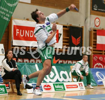 Badminton Bundesliga. Askoe Kelag Kaernten.  Peter Kreulitsch. Klagenfurt, am 21.10.2007.
Foto: Kuess
---
pressefotos, pressefotografie, kuess, qs, qspictures, sport, bild, bilder, bilddatenbank