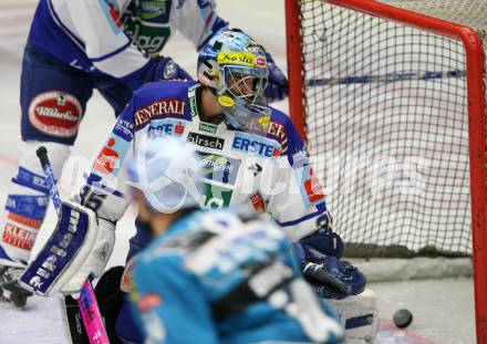 Erste Bank Eishockey Bundesliga. VSV gegen Black Wings Linz. Tor fuer Linz. Gert Prohaska (VSV). Villach, am 20.10.2007.
Foto: Kuess
---
pressefotos, pressefotografie, kuess, qs, qspictures, sport, bild, bilder, bilddatenbank