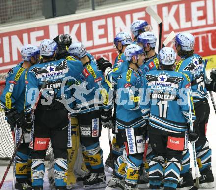 Erste Bank Eishockey Bundesliga. VSV gegen Black Wings Linz.  Jubel (Linz). Villach, am 20.10.2007.
Foto: Kuess
---
pressefotos, pressefotografie, kuess, qs, qspictures, sport, bild, bilder, bilddatenbank