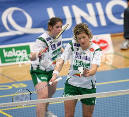 Badminton Bundesliga. Askoe Kelag Kaernten. Maja Kersnik, Belinda Heber. Klagenfurt, am 21.10.2007.
Foto: Kuess
---
pressefotos, pressefotografie, kuess, qs, qspictures, sport, bild, bilder, bilddatenbank