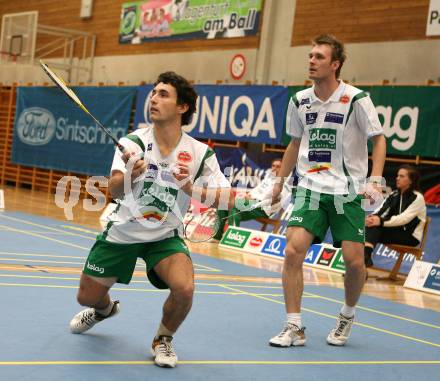 Badminton Bundesliga. Askoe Kelag Kaernten. Nejc Boljka, Neven Rihtar. Klagenfurt, am 21.10.2007.
Foto: Kuess
---
pressefotos, pressefotografie, kuess, qs, qspictures, sport, bild, bilder, bilddatenbank