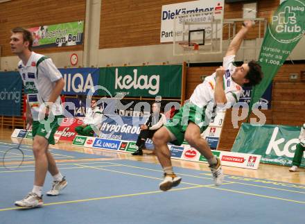 Badminton Bundesliga. Askoe Kelag Kaernten. Nejc Boljka, Neven Rihtar. Klagenfurt, am 21.10.2007.
Foto: Kuess
---
pressefotos, pressefotografie, kuess, qs, qspictures, sport, bild, bilder, bilddatenbank