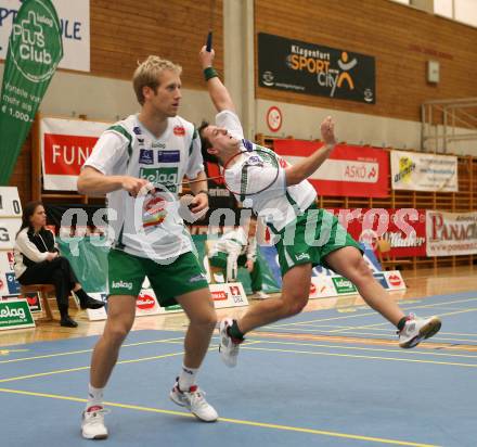 Badminton Bundesliga. Askoe Kelag Kaernten. Michael Trojan, Peter Kreulitsch. Klagenfurt, am 21.10.2007.
Foto: Kuess
---
pressefotos, pressefotografie, kuess, qs, qspictures, sport, bild, bilder, bilddatenbank