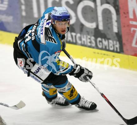 Erste Bank Eishockey Bundesliga. VSV gegen Black Wings Linz.  Philipp Lukas (Linz). Villach, am 20.10.2007.
Foto: Kuess
---
pressefotos, pressefotografie, kuess, qs, qspictures, sport, bild, bilder, bilddatenbank