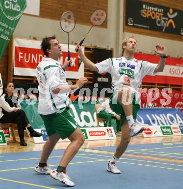 Badminton Bundesliga. Askoe Kelag Kaernten. Michael Trojan, Peter Kreulitsch. Klagenfurt, am 21.10.2007.
Foto: Kuess
---
pressefotos, pressefotografie, kuess, qs, qspictures, sport, bild, bilder, bilddatenbank