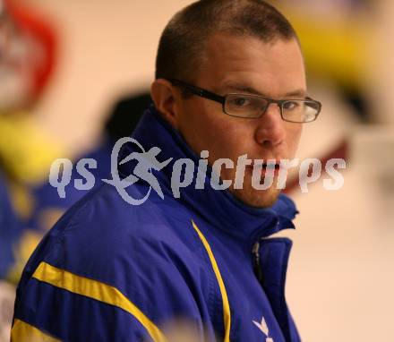 Eishockey Oberliga. EHC Althofen gegen EC SV Spittal. Trainer Tobbe Hamlin Torbjoern (Althofen). Althofen, am 20.10.2007.
Foto: Kuess
---
pressefotos, pressefotografie, kuess, qs, qspictures, sport, bild, bilder, bilddatenbank