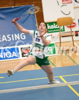 Badminton Bundesliga. ASKOE Kelag Kaernten.  Belinda Heber. Klagenfurt, am 20.10.2007.
Foto: Kuess
---
pressefotos, pressefotografie, kuess, qs, qspictures, sport, bild, bilder, bilddatenbank