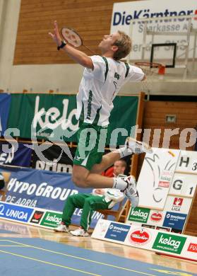 Badminton Bundesliga. ASKOE Kelag Kaernten.  Michael Trojan. Klagenfurt, am 20.10.2007.
Foto: Kuess
---
pressefotos, pressefotografie, kuess, qs, qspictures, sport, bild, bilder, bilddatenbank