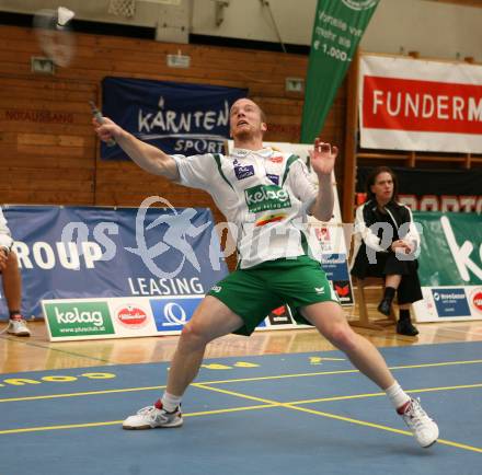 Badminton Bundesliga. ASKOE Kelag Kaernten.  Thomas Pipan. Klagenfurt, am 20.10.2007.
Foto: Kuess
---
pressefotos, pressefotografie, kuess, qs, qspictures, sport, bild, bilder, bilddatenbank