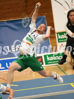 Badminton Bundesliga. ASKOE Kelag Kaernten.  Thomas Pipan. Klagenfurt, am 20.10.2007.
Foto: Kuess
---
pressefotos, pressefotografie, kuess, qs, qspictures, sport, bild, bilder, bilddatenbank