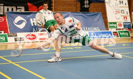 Badminton Bundesliga. ASKOE Kelag Kaernten.  Thomas Pipan. Klagenfurt, am 20.10.2007.
Foto: Kuess
---
pressefotos, pressefotografie, kuess, qs, qspictures, sport, bild, bilder, bilddatenbank