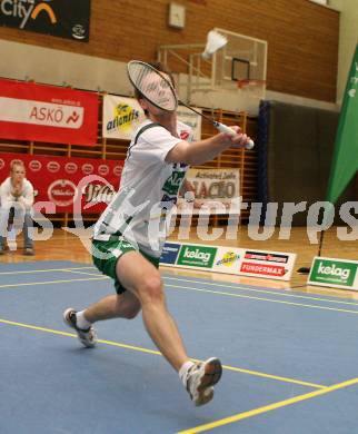 Badminton Bundesliga. ASKOE Kelag Kaernten. Neven Rihtar. Klagenfurt, am 20.10.2007.
Foto: Kuess
---
pressefotos, pressefotografie, kuess, qs, qspictures, sport, bild, bilder, bilddatenbank