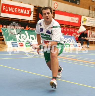 Badminton Bundesliga. Askoe Kelag Kaernten. Peter Kreulitsch. Klagenfurt, am 21.10.2007.
Foto: Kuess
---
pressefotos, pressefotografie, kuess, qs, qspictures, sport, bild, bilder, bilddatenbank