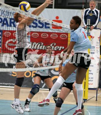 Volleyball Europacup. ATSC Wildcats gegen Nyiregyhaza. Tasha Sherline Holness (Wildcats). Klagenfurt, am 27.10.2007.
Foto: Nadja Kuess
---
pressefotos, pressefotografie, kuess, qs, qspictures, sport, bild, bilder, bilddatenbank