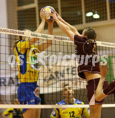 Volleyball Challenge Cup. SK Posojilnica Aich/Dob gegen Generali Haching. Robin Pelucha (Aich/Dob). Prevalje, am 27.10.2007.
Foto: Kuess
---
pressefotos, pressefotografie, kuess, qs, qspictures, sport, bild, bilder, bilddatenbank