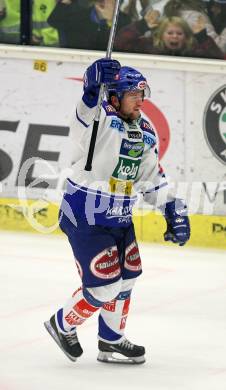 Erste Bank Eishockey Bundesliga. VSV gegen KAC. Jubel VSV. Goldtorschuetze Roland Kaspitz. Villach, am 28.10.2007.
Foto: Kuess
---
pressefotos, pressefotografie, kuess, qs, qspictures, sport, bild, bilder, bilddatenbank