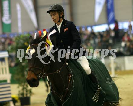 Reiten. Fest der Pferde. Preis Kaernten Sport. Sieger Kevin Melliger (Schweiz).  Klagenfurt, am 28.10.2007.
Foto: Kuess
---
pressefotos, pressefotografie, kuess, qs, qspictures, sport, bild, bilder, bilddatenbank