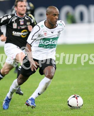 Fussball Bundesliga. T-Mobile. SK Austria Kaernten gegen Cashpoint SCR Altach. Alexandre Da Silva Chiqhinho (Kaernten). Klagenfurt, am 31.10.2007.
Foto: Kuess
---
pressefotos, pressefotografie, kuess, qs, qspictures, sport, bild, bilder, bilddatenbank