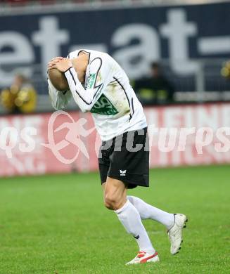 Fussball Bundesliga. T-Mobile. SK Austria Kaernten gegen Cashpoint SCR Altach. Patrick Wolf (Kaernten). Klagenfurt, am 31.10.2007.
Foto: Kuess
---
pressefotos, pressefotografie, kuess, qs, qspictures, sport, bild, bilder, bilddatenbank