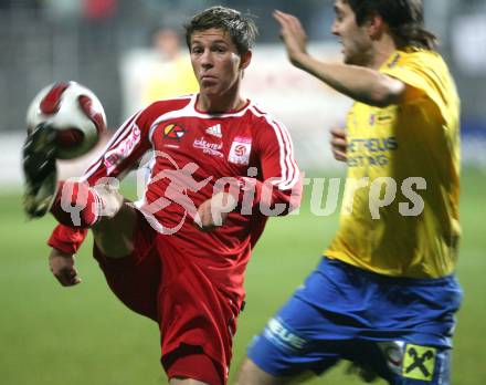 Fussball Red Zac Liga. FC Kaernten gegen FC Lustenau. Rene Seebacher (FCK). Klagenfurt, am 2.11.2007.
Foto: Kuess
---
pressefotos, pressefotografie, kuess, qs, qspictures, sport, bild, bilder, bilddatenbank