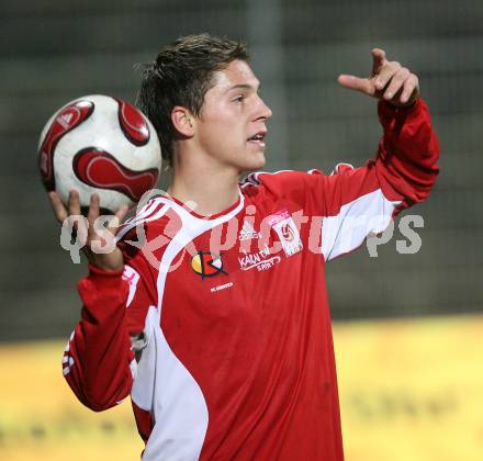 Fussball Red Zac Liga. FC Kaernten gegen FC Lustenau. Rene Seebacher (FCK). Klagenfurt, am 2.11.2007.
Foto: Kuess
---
pressefotos, pressefotografie, kuess, qs, qspictures, sport, bild, bilder, bilddatenbank