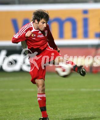 Fussball Red Zac Liga. FC Kaernten gegen FC Lustenau. Helmut Koenig (FCK). Klagenfurt, am 2.11.2007.
Foto: Kuess
---
pressefotos, pressefotografie, kuess, qs, qspictures, sport, bild, bilder, bilddatenbank