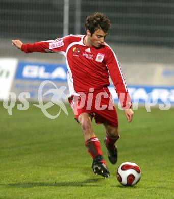 Fussball Red Zac Liga. FC Kaernten gegen FC Lustenau. Helmut Koenig (FCK). Klagenfurt, am 2.11.2007.
Foto: Kuess
---
pressefotos, pressefotografie, kuess, qs, qspictures, sport, bild, bilder, bilddatenbank