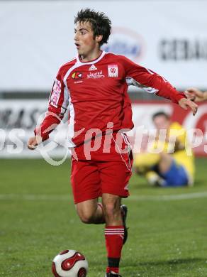 Fussball Red Zac Liga. FC Kaernten gegen FC Lustenau. Helmut Koenig (FCK). Klagenfurt, am 2.11.2007.
Foto: Kuess
---
pressefotos, pressefotografie, kuess, qs, qspictures, sport, bild, bilder, bilddatenbank