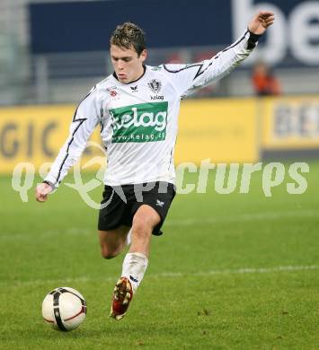 Fussball Bundesliga. T-Mobile. SK Austria Kaernten gegen SK Puntigamer Sturm Graz. Zlatko Junuzovic (Kaernten). Klagenfurt, am 3.11.2007.
Foto: Kuess
---
pressefotos, pressefotografie, kuess, qs, qspictures, sport, bild, bilder, bilddatenbank