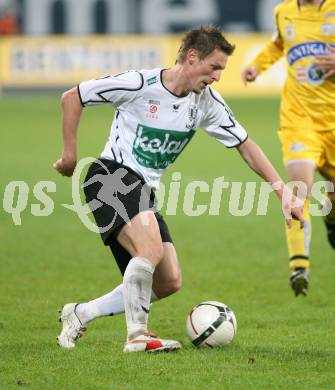 Fussball Bundesliga. T-Mobile. SK Austria Kaernten gegen SK Puntigamer Sturm Graz. Gernot Plassnegger (Kaernten). Klagenfurt, am 3.11.2007.
Foto: Kuess
---
pressefotos, pressefotografie, kuess, qs, qspictures, sport, bild, bilder, bilddatenbank