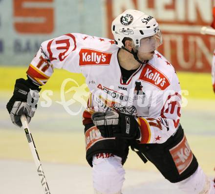 EBEL Erste Bank Eishockey Bundesliga. KAC gegen HK Acroni Jesenice. Jurij Golicic (Jesenice). Klagenfurt, am 4.11.2007.
Foto: Kuess
---
pressefotos, pressefotografie, kuess, qs, qspictures, sport, bild, bilder, bilddatenbank