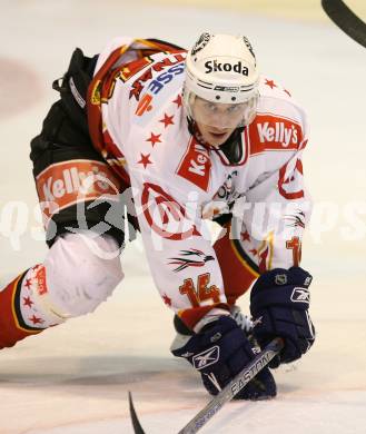 EBEL Erste Bank Eishockey Bundesliga. KAC gegen HK Acroni Jesenice. Boris Pretnar (Jesenice). Klagenfurt, am 4.11.2007.
Foto: Kuess
---
pressefotos, pressefotografie, kuess, qs, qspictures, sport, bild, bilder, bilddatenbank