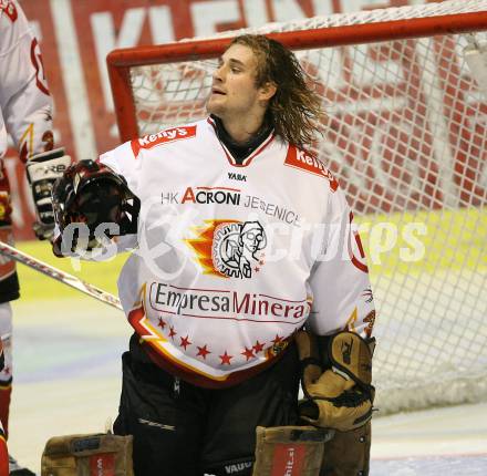 EBEL Erste Bank Eishockey Bundesliga. KAC gegen HK Acroni Jesenice. Robert Kristan (Jesenice). Klagenfurt, am 4.11.2007.
Foto: Kuess
---
pressefotos, pressefotografie, kuess, qs, qspictures, sport, bild, bilder, bilddatenbank