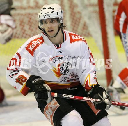 EBEL Erste Bank Eishockey Bundesliga. KAC gegen HK Acroni Jesenice. Marjan Manfreda (Jesenice). Klagenfurt, am 4.11.2007.
Foto: Kuess
---
pressefotos, pressefotografie, kuess, qs, qspictures, sport, bild, bilder, bilddatenbank