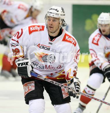 EBEL Erste Bank Eishockey Bundesliga. KAC gegen HK Acroni Jesenice. Markus Matthiasson (Jesenice). Klagenfurt, am 4.11.2007.
Foto: Kuess
---
pressefotos, pressefotografie, kuess, qs, qspictures, sport, bild, bilder, bilddatenbank