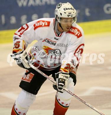 EBEL Erste Bank Eishockey Bundesliga. KAC gegen HK Acroni Jesenice. Conny Stroemberg (Jesenice). Klagenfurt, am 4.11.2007.
Foto: Kuess
---
pressefotos, pressefotografie, kuess, qs, qspictures, sport, bild, bilder, bilddatenbank