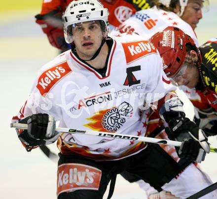 EBEL Erste Bank Eishockey Bundesliga. KAC gegen HK Acroni Jesenice. Jurij Golicic (Jesenice). Klagenfurt, am 4.11.2007.
Foto: Kuess
---
pressefotos, pressefotografie, kuess, qs, qspictures, sport, bild, bilder, bilddatenbank