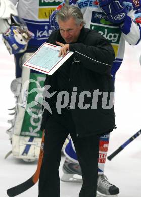 Erste Bank Eishockey Bundesliga. VSV gegen KAC. Trainer Greg Holst (VSV). Villach, am 28.10.2007.
Foto: Kuess
---
pressefotos, pressefotografie, kuess, qs, qspictures, sport, bild, bilder, bilddatenbank