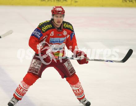 Erste Bank Eishockey Bundesliga. VSV gegen KAC. David Schuller (KAC). Villach, am 28.10.2007.
Foto: Kuess
---
pressefotos, pressefotografie, kuess, qs, qspictures, sport, bild, bilder, bilddatenbank