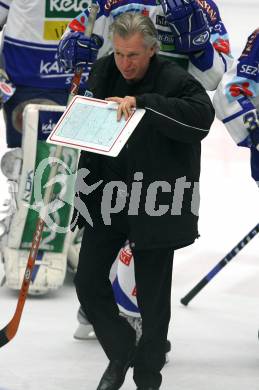 Erste Bank Eishockey Bundesliga. VSV gegen KAC. Trainer Greg Holst (VSV). Villach, am 28.10.2007.
Foto: Kuess
---
pressefotos, pressefotografie, kuess, qs, qspictures, sport, bild, bilder, bilddatenbank