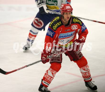 Erste Bank Eishockey Bundesliga. VSV gegen KAC. Mike Craig (KAC). Villach, am 28.10.2007.
Foto: Kuess
---
pressefotos, pressefotografie, kuess, qs, qspictures, sport, bild, bilder, bilddatenbank