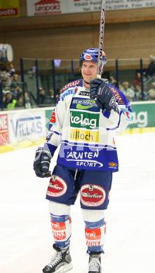 EBEL. Eishockey Bundesliga. VSV gegen Red Bull Salzburg. Guenther Lanzinger (VSV). Villach, am 9.11.2007.
Foto: Kuess
---
pressefotos, pressefotografie, kuess, qs, qspictures, sport, bild, bilder, bilddatenbank