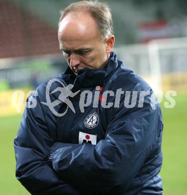 Fussball Bundesliga. T-Mobile. SK Austria Kaernten gegen FK Austria Wien. Trainer Georg Zellhofer (Wien). Klagenfurt, am 11.11.2007.
Foto: Kuess
---
pressefotos, pressefotografie, kuess, qs, qspictures, sport, bild, bilder, bilddatenbank