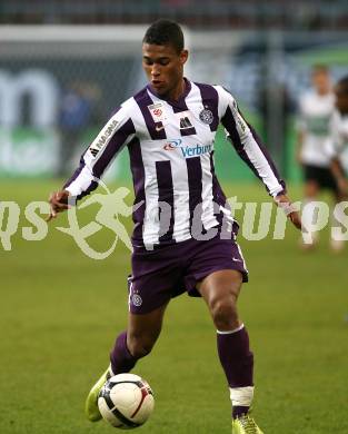 Fussball Bundesliga. T-Mobile. SK Austria Kaernten gegen FK Austria Wien. Rubin Rafael Okotie (Wien). Klagenfurt, am 11.11.2007.
Foto: Kuess
---
pressefotos, pressefotografie, kuess, qs, qspictures, sport, bild, bilder, bilddatenbank